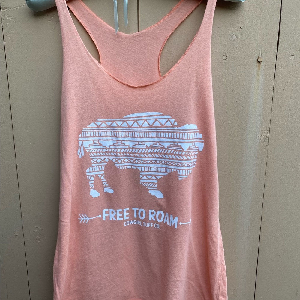Cowgirl Tuff Small Cut Up Style Tank Top